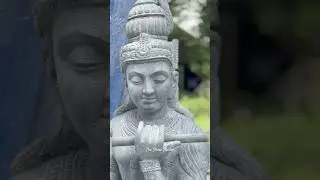 Buy best 6 feet Krishna Statues @TheStoneStudio today for your homes and gardens! #lordkrishna