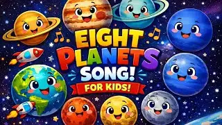 Eight Planets Song for Kids 🚀 | Learn the Planets of the Solar System | Cosmic Cubs