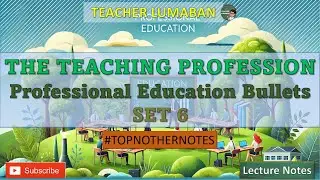 Professional Education Bullets SET 6