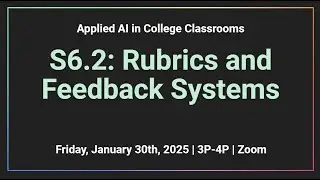 AAiCC: M6S2 - Rubrics and Feedback Systems