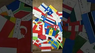 Found the flag of your country? 🌍 Drawing all country flags #art #creative #painting