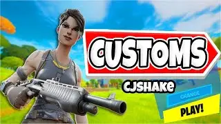LIVE FORTNITE CUSTOMS SOLO,DUOS AND MORE!