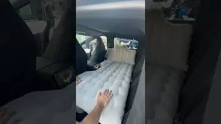 Rear Seat Camping Air Mattress for your Cybertruck!
