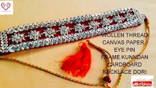 How TO Make Party Wear Necklace at home DIY. Jewellery By Hooriya Style