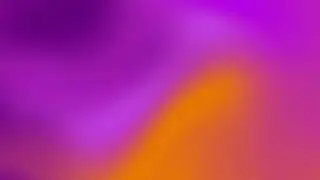 1H Purple & Orange Colors Mood Lights | Radial gradient colors | Screensaver | Background