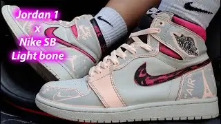 Jordan 1 SB Light bone // распаковка посылки с farfetch