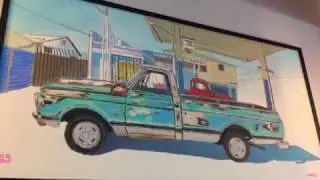 'Victorian Houses & Old Trucks' - Stef Kardos Art Show