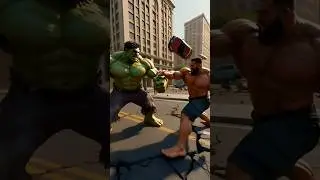 😱Power man ⚡ v/s Hulk ☠️🔥||Ai telugu videos @ItsMyAiEdits_18 #ai #avengers #trending #marvel