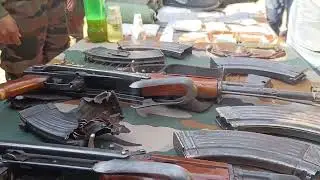 Rajouri Encounter: AK47 rifles and ammunition recovered from terrorists