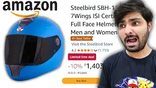 I BOUGHT HELMET FROM AMAZON | Steelbird SBH-11 7Wings Helmet Unboxing