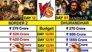 Border 2 Day 12 vs Dhurandhar Day 61 Box Office Comparison Prediction। Dhurandhar 2 Revenge Teaser।।