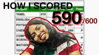 HOW I SCORED 590 IN 12th!🤫 | TIPS | TAMIL🩷