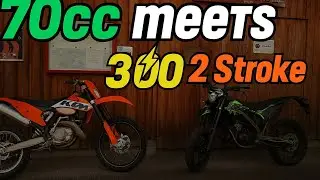 70cc Rieju meets KTM 300 2 Stroke | Thanks Rick for that nice Day 🫶