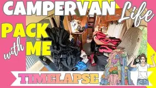 Vanlife Packing Timelapse | Pack With Me in My Campervan (Real Chaos)