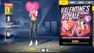 Valentine wish event / Heart emote / Broken heart emote free fire / Free fire new event /