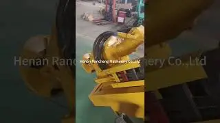 RCKM-30S small hydraulic pile driver for solar pile installation and mini pile drilling
