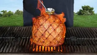How to make a Double Smoked Christmas HAM with caramel glaze recipe