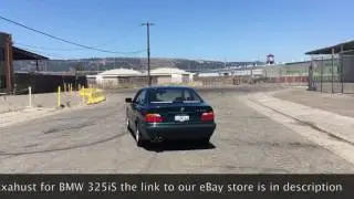 OBX Racing Sports catback exhaust in BMW 325iS