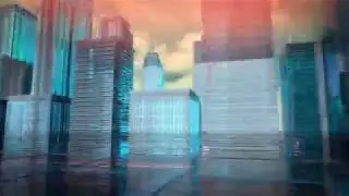 TV Ident city motion Graphics in cinema 4d