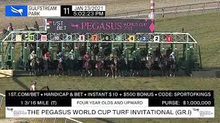🇵🇷Irad Ortiz Jr. & Colonel Liam ganan la PEGASUS WORLD TURF INVITATIONAL 2021