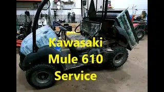 2005 Kawasaki Mule 610 Oil change and service
