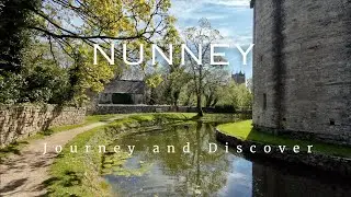 [4K] Exploring Somerset villages. Walking tour of Nunney.