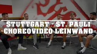 VfB Stuttgart -  St. Pauli Choreovideo Leinwand