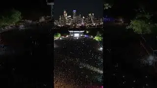 🚁 Fly over Austin City Limits 2023! 🎶 #ACL2023 #AustinVibes #austin #shorts