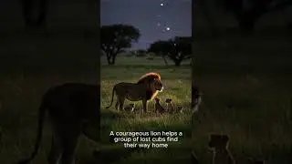 The Brave Little Lion and the Lost Cubs #bedtimestoryforkids #sleepstoryforkids