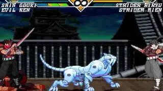 Shin Gouki(me) & Evil Ken(bro) vs team strider