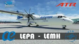 Así se hace ILS y Arco DME con el ATR 72 de MSFS2020 | Palma - Menorca