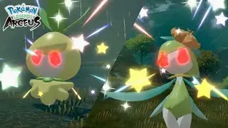 Catching Shiny Alpha Petilil & Shiny Alpha Hisuian Lilligant - Pok&eacute;mon Legends Arceus