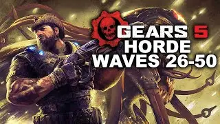 GEARS 5 HORDE OPERATION 5 - Waves 26-50  NEXUS MAP  3 Player Co-op Gameplay (EXPERIENCED DIFFICULTY)