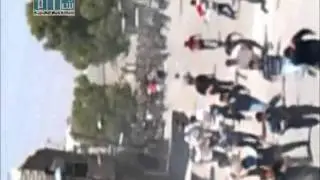 Damascus- Alqadam- Security Forces firing on Protesters 6/3/11