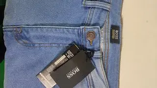 Export Lite Blue Wash HUGO BOSS Denim Jeans | Trizon International | Call/WhatsApp +8801777 516362