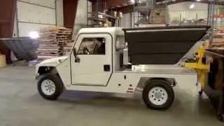EXV2 Refuse Hauler with Can Tipper by e-ride Industries