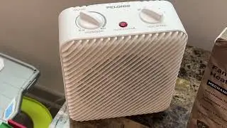 Pelonis Heater 1500w - Fan Forced Electric Heater - PERFECT for Small Spaces!