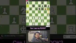 Can I SACRIFICE my ROOKH? #chess #gothamchess