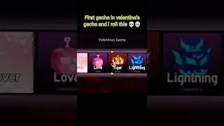 My First Valentines Gacha Spin ☠️ + Look What I Got! #bloxfruits #roblox #fyp