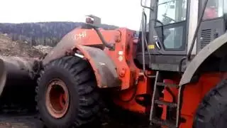 ФРОНТАЛЬНЫЙ ПОГРУЗЧИК HITACHI ZW310  1часть