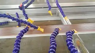Pvc window wooden grain making machine (co extrusion for wood grain)