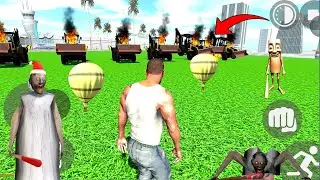 Franklin vs Shinchan blast jcb in indian bike driving 3d 