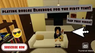 PLAYING ROBLOX Bloxburg FOR THE FIRST TIME!! #roblox #bloxburglive