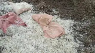 1Featherbed 5 Pillows destroyed on manure temperature -8hands were freezing