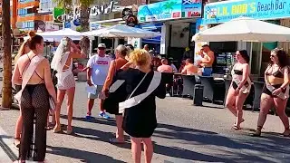 Benidorm Summer 2023 June Costa Blanca Spain 4K
