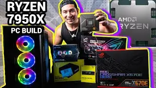 Сборка игрового ПК на базе AMD RYZEN 7950X! 🎮CORSAIR 5000X, ASUS RTX 3080 Ti STRIX, RYZEN 9 7950X!
