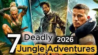 Top 7 DEADLY Jungle Survival Movies (कौन बच पाया?) | Indiana Jones, King Kong, 65