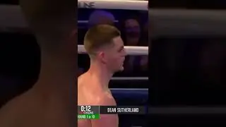 BAAANG🤯 #WalshSutherland #CallumWalsh #boxing #boxingevent #box #boxingko #boxingmatch #knockout