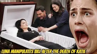 Luna manipulates Bill after the death of Katie, Spencer's new wife The Bold and the Beautiful