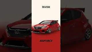Modif honda brio rs jadi widebody. modifikasi digital #hondabrio